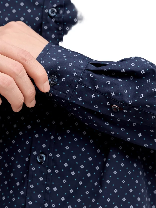 Jjmatheo Detail Print Shirt LS