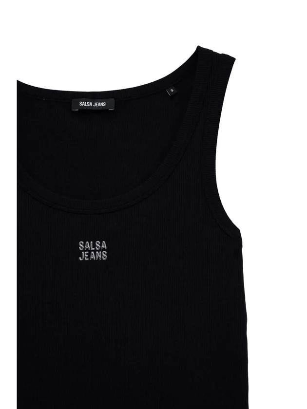 Tank Top With Embroidered Branding