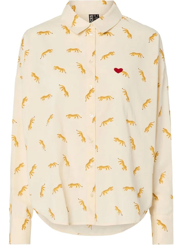 Janna LS Loose AOP Shirt
