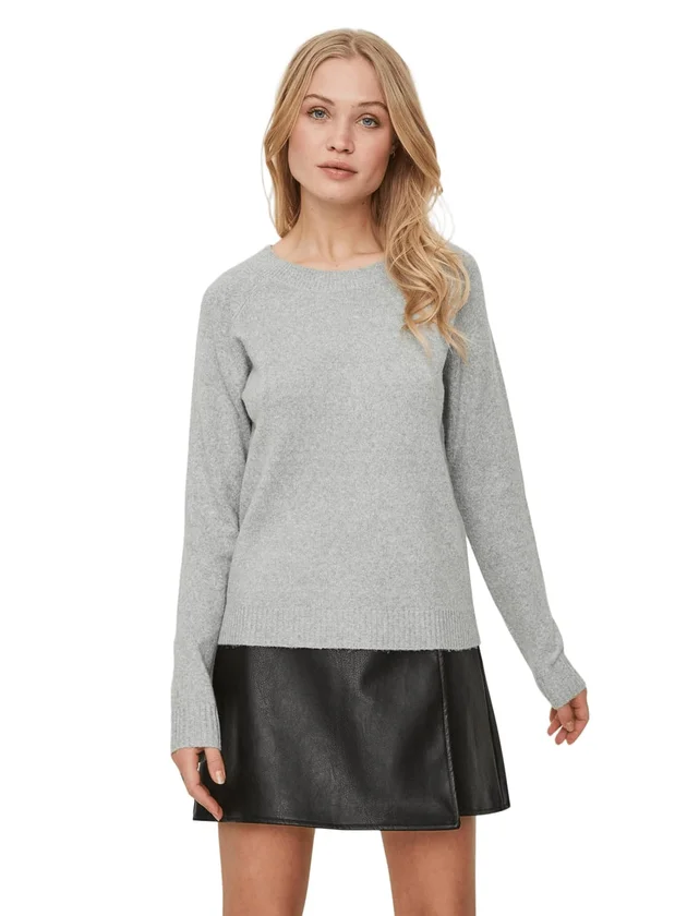 Offy LS O Neck Blouse Ga Noos