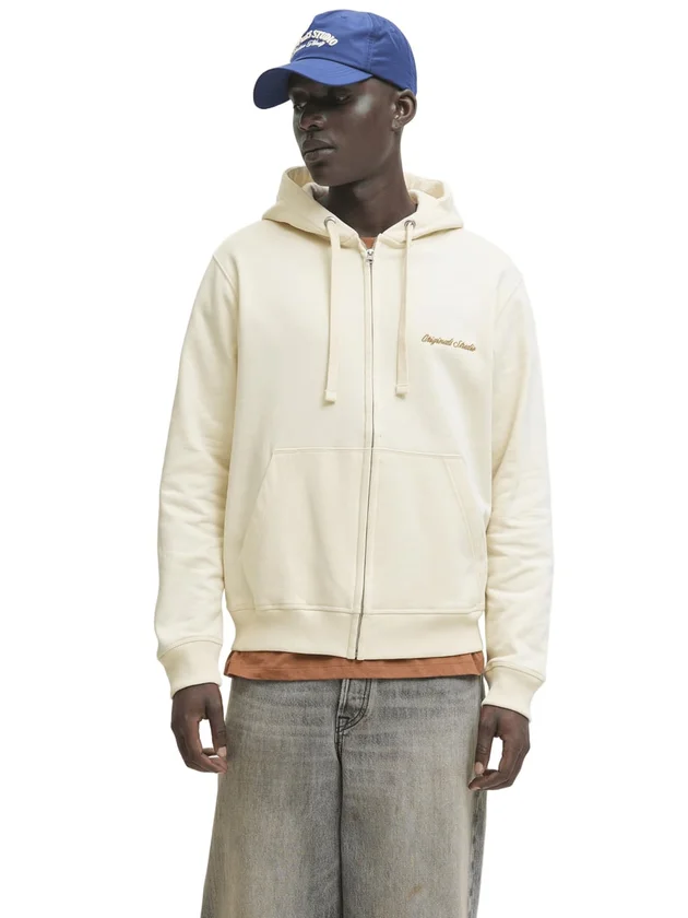 Jornorrebro Emb Sweat Zip Hood Noos