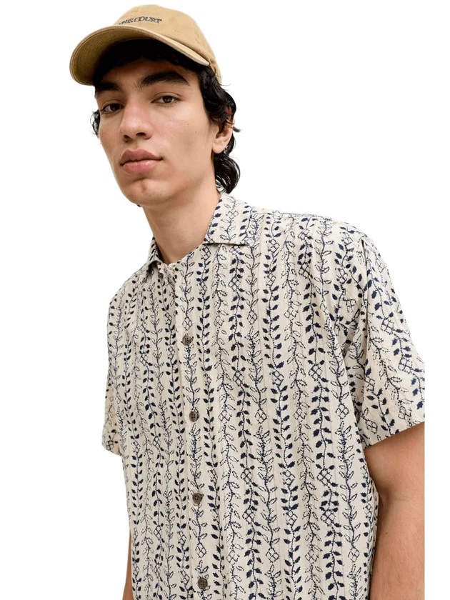 Print Dobby S S Shirt Sn