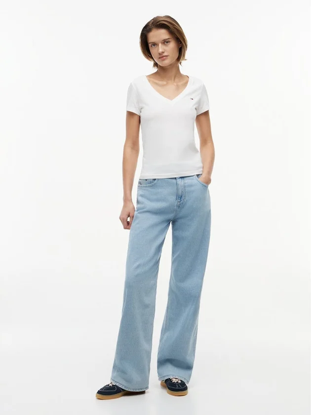 Slim V Neck Tee