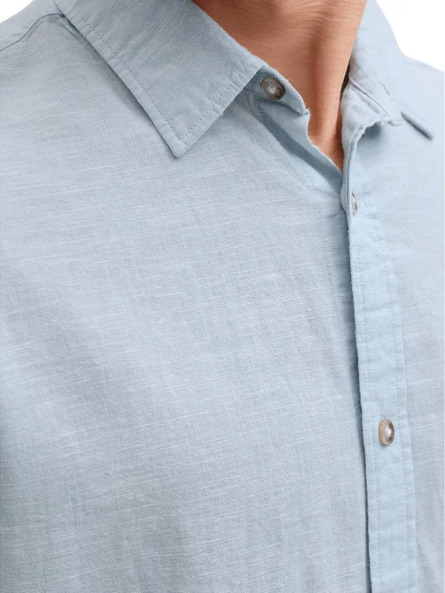 Jjesummer Linen Blend Shirt L S Sn