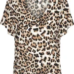 TAN / ALL-OVER PRINT:LEO