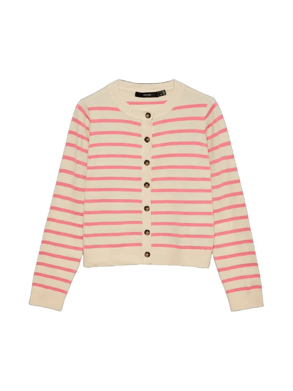 Plain LS O Neck Cardigan