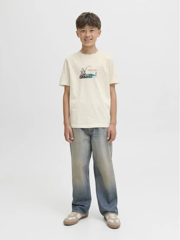 Jorskull Nature Tee Ss Crew Neck Sn