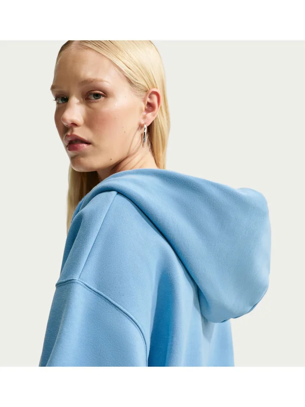 NSW Studio Fleece Midweight Oversized Cropped Full Zip