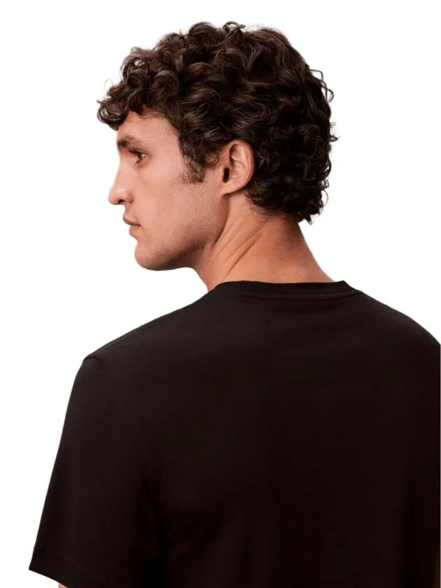 Slim Supima Logo Patch Tee
