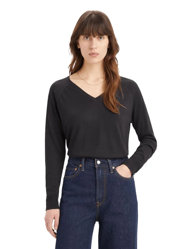 Petal Vneck Sweater