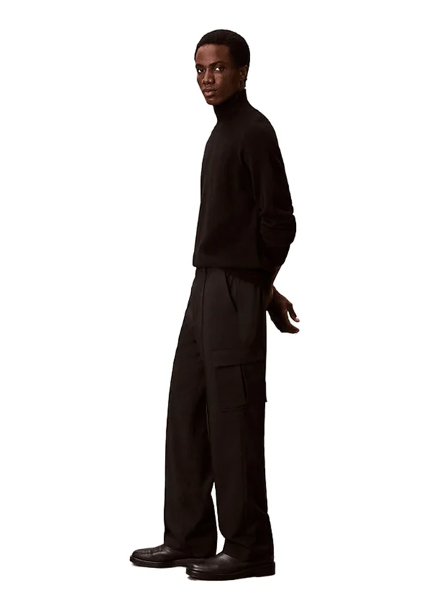 Straight Bengaline Cargo Pants
