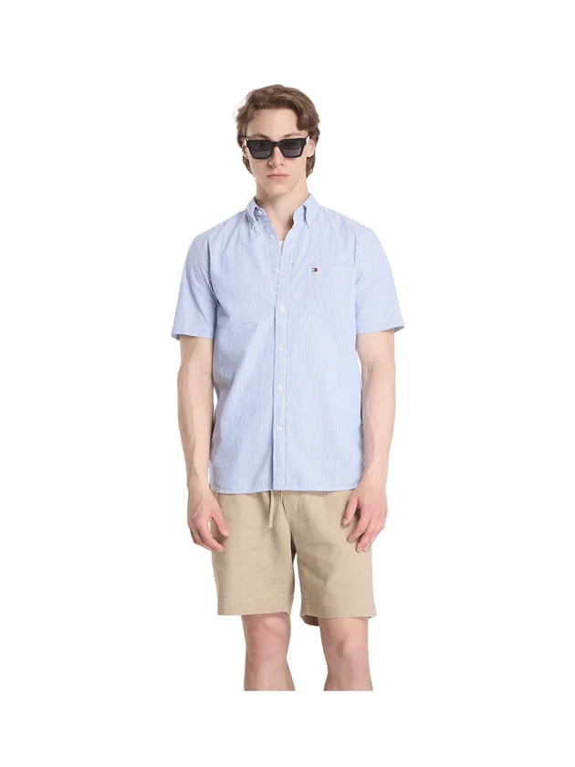 Seersucker Bengal Stripe Shirt