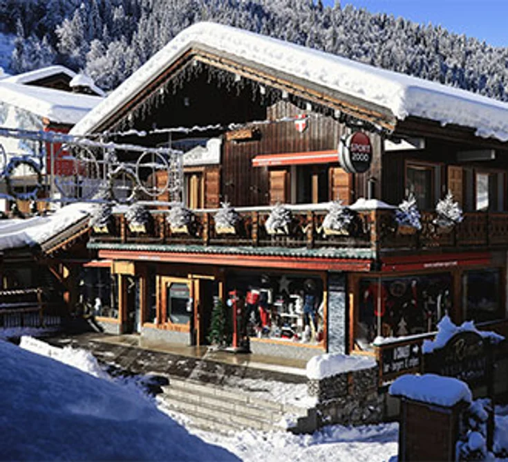 Extérieur du magasin SPORT 2000 MORZINE MATHIAS SPORT