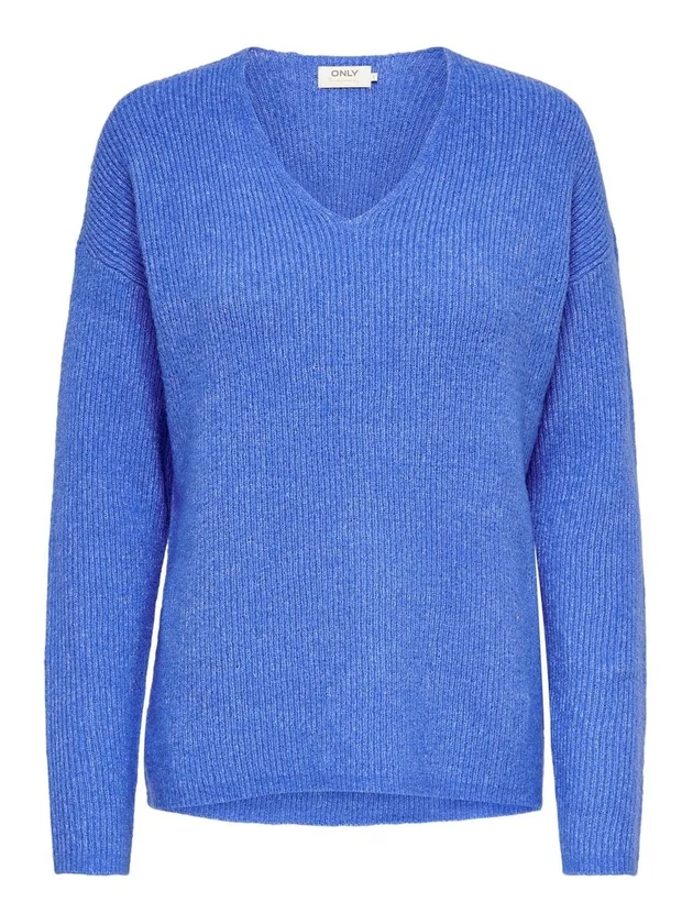 Camilla V Neck L S Pullover Knt Noos