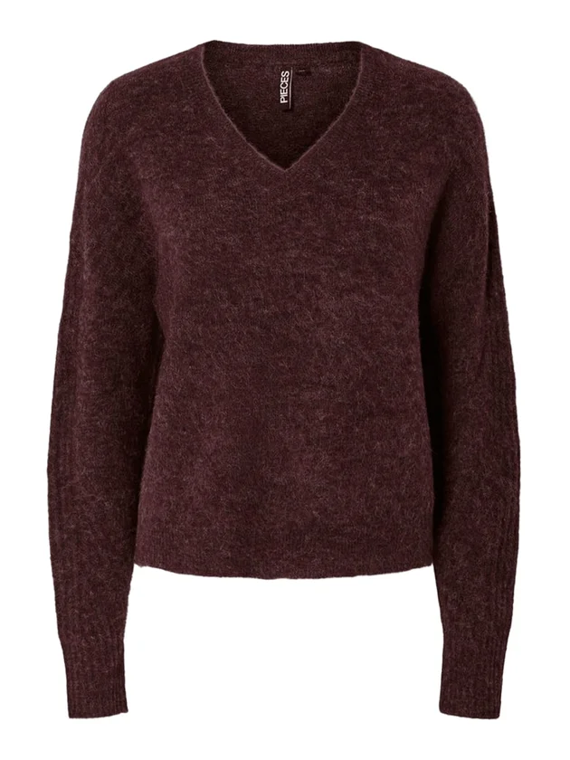 Pclayla LS V Neck Knit Noos