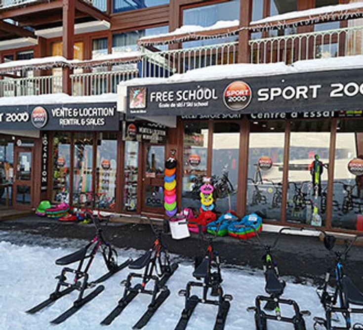 Extérieur du magasin SPORT 2000 ARCS 1800 DELAY SAVOIE SPORT