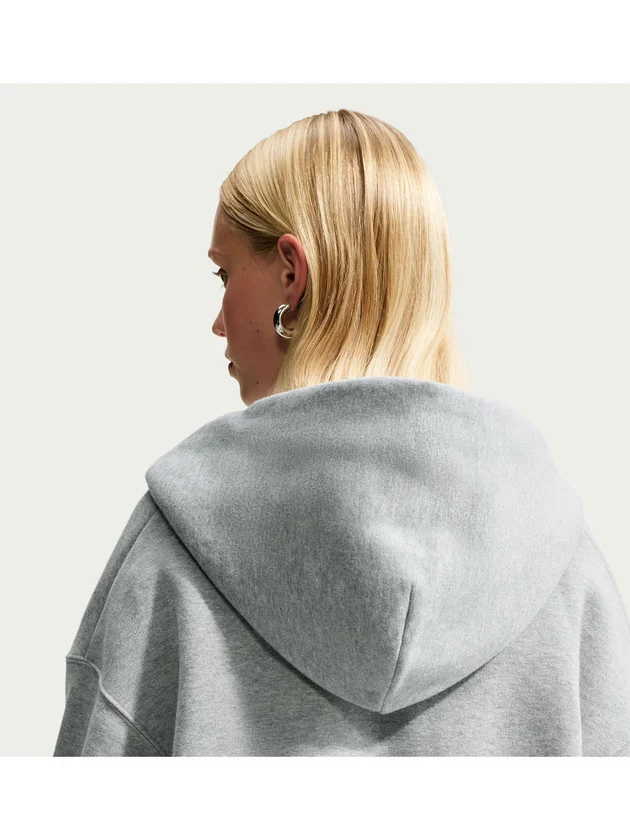 NSW Studio Fleece Midweight Oversized Cropped Full Zip
