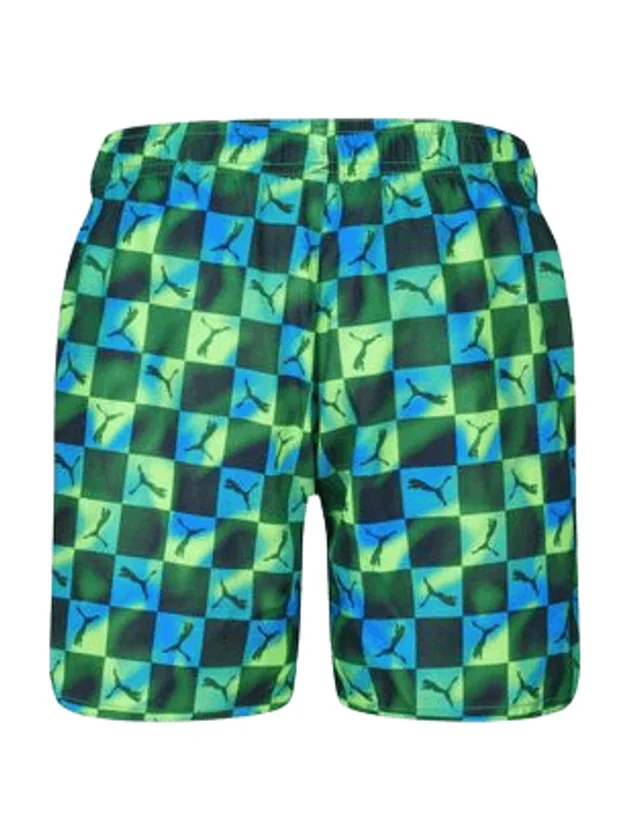 Printed Cat Mid Shorts