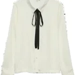CLOUD DANCER / DETAIL:BLACK TIE IN NECK