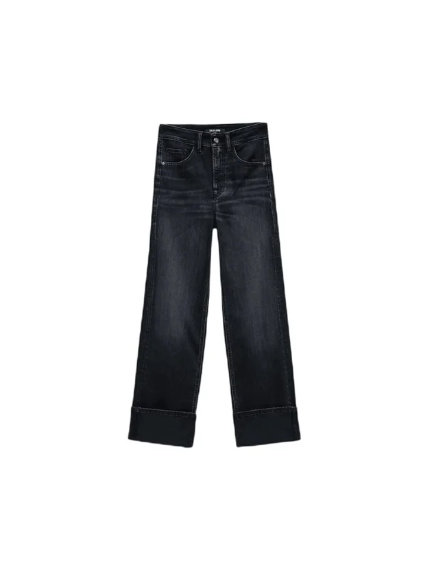 Faith Straight Black Denim