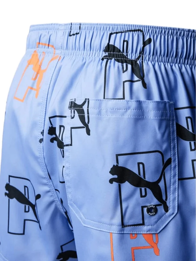 Print Cat Logo Short Shorts
