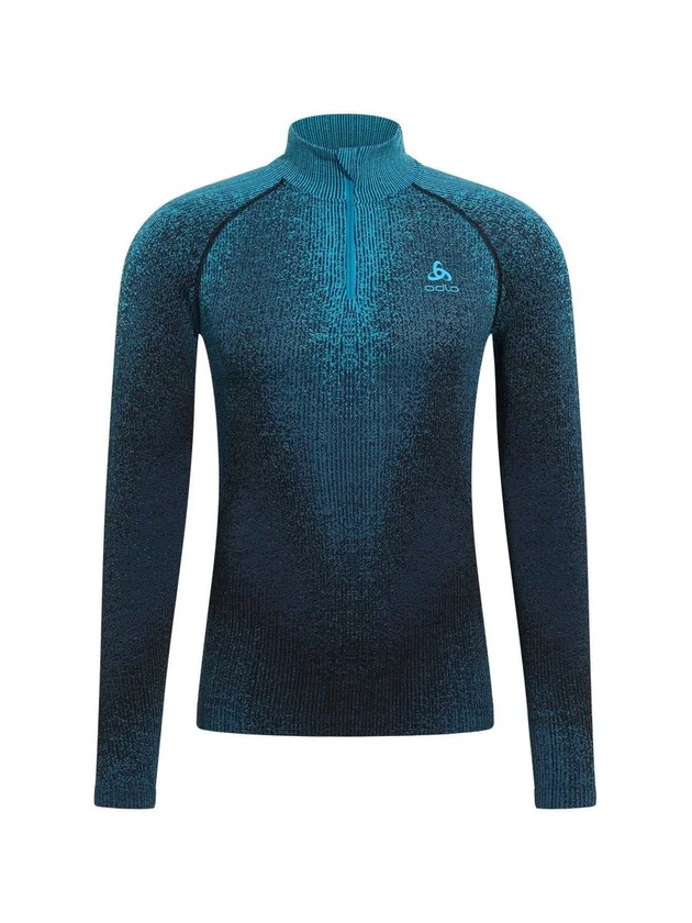 Bl Top Turtle Neck L/S Half Zip