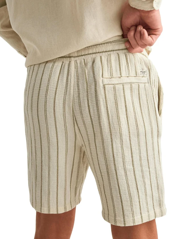 Jaiden Coba Stripe Jog Shorts Reg Ln