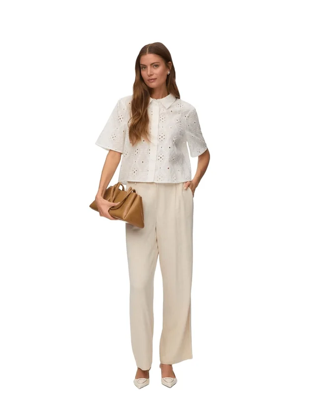MELIZA Short Sleeve Shirt Wvn Noos