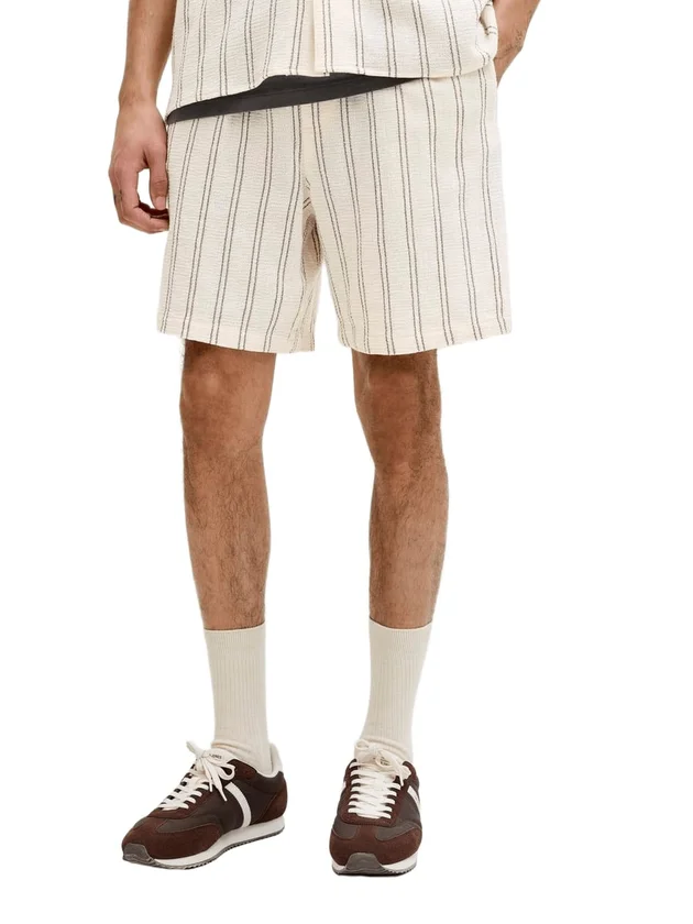 Jaiden Coba Stripe Jog Shorts Reg Ln