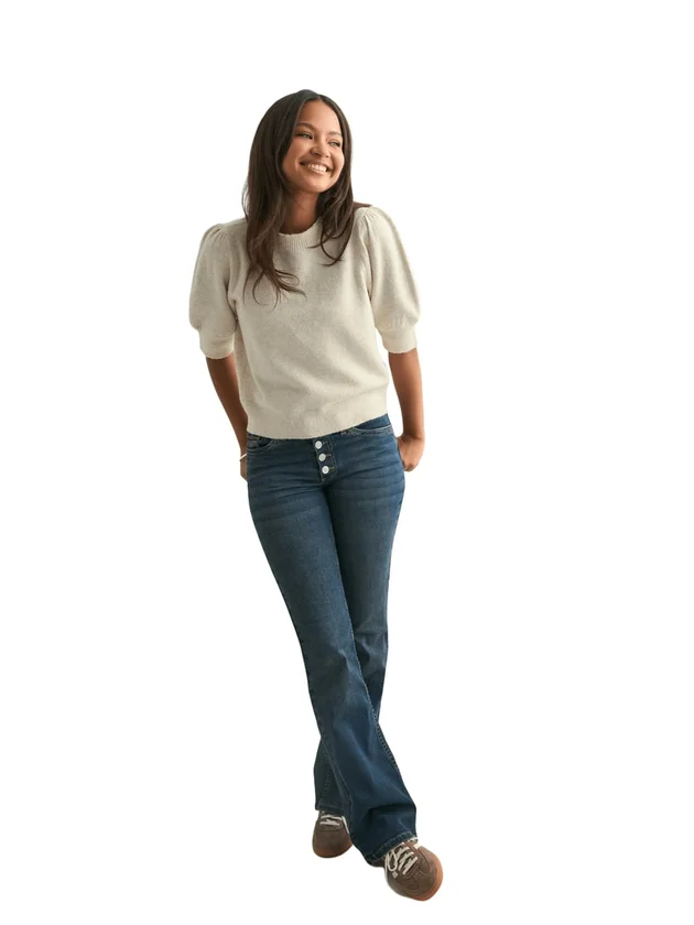 Offy 2/4 O Neck Pullover Ga Noos