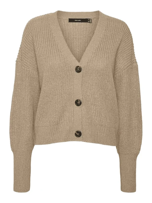Vmlea Ls V Neck Cuff Cardigan Noos
