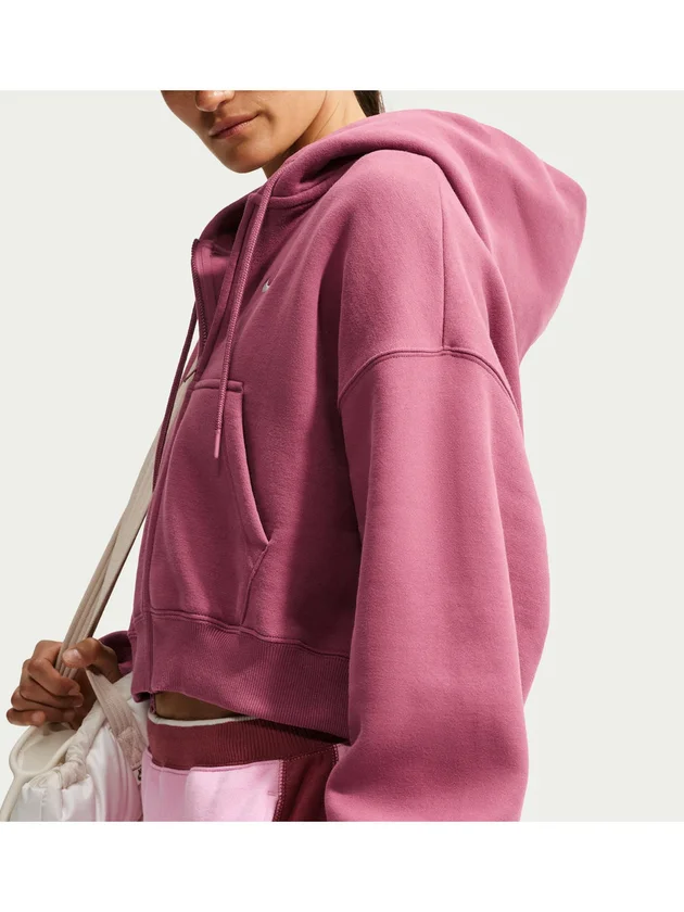 NSW Studio Fleece Midweight Oversized Cropped Full Zip