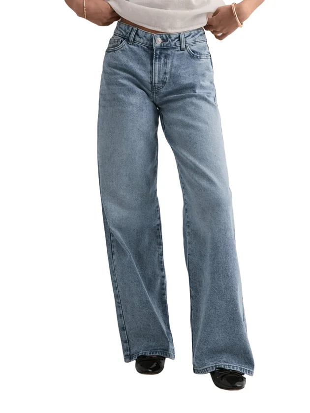 Selma Lw Wide Jeans Lb Noos