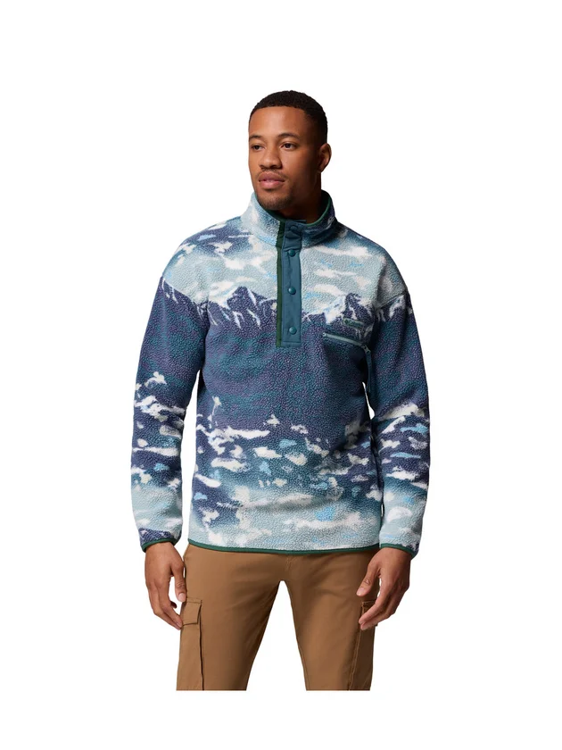 Helvetia II Printed Half Snap Fleece