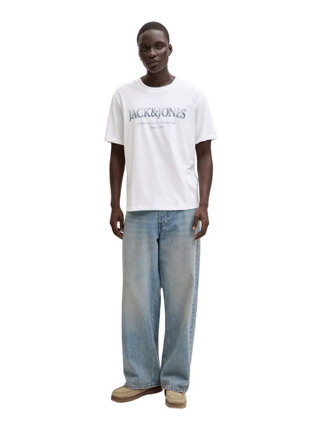 Devin Daytona Print Tee Ss Crew Ln