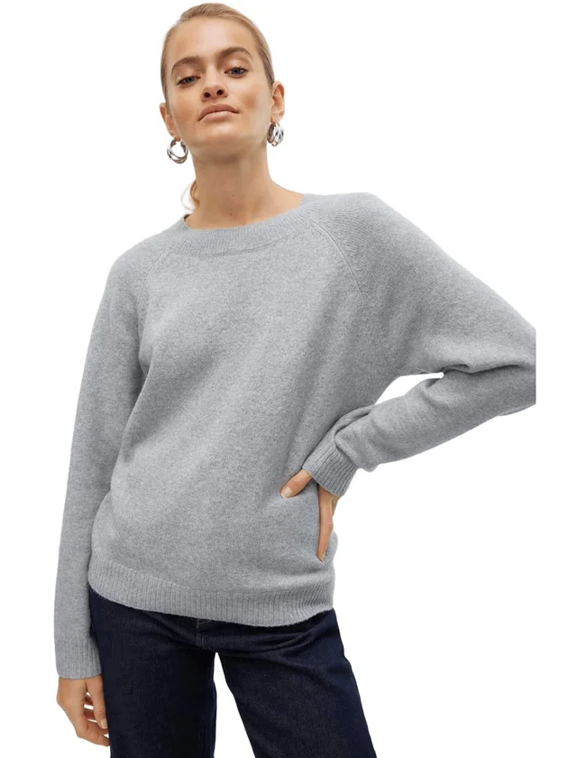 Offy LS O Neck Blouse Ga Noos