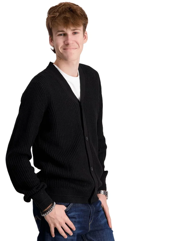 Connor Knit V Neck Cardigan