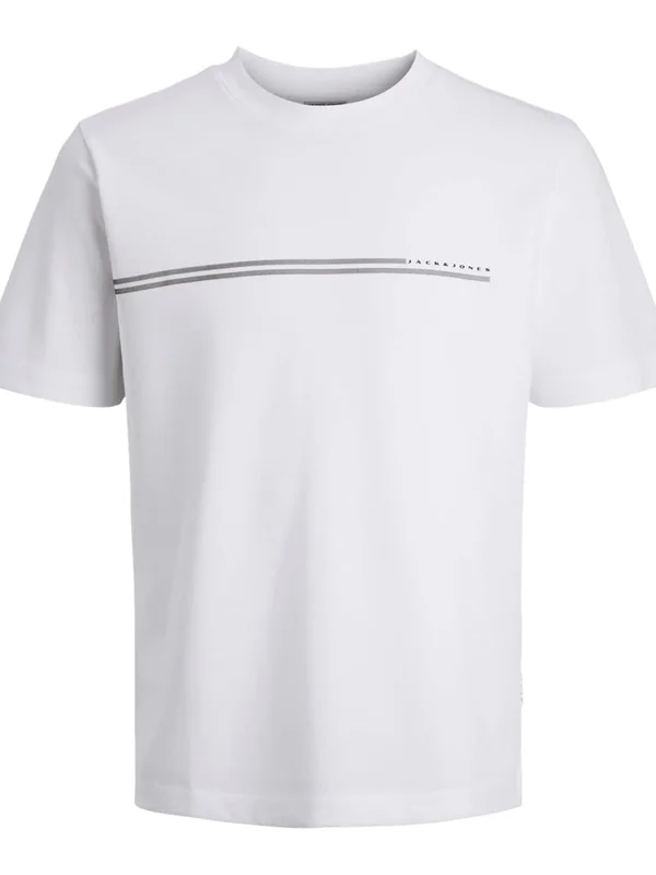 Jcofusion Chest Brand Tee Ss Crew Noos
