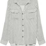 PINE GROVE / STRIPES:SNOW WHITE