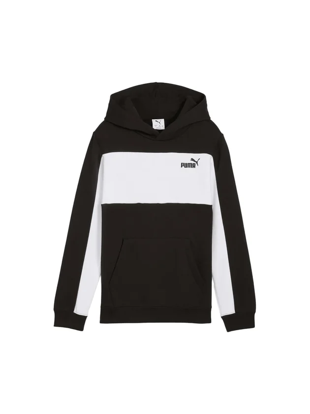 Ess Block Small Logo Hoodie Fl B