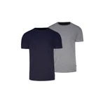 NAVY/GREY MELANGE