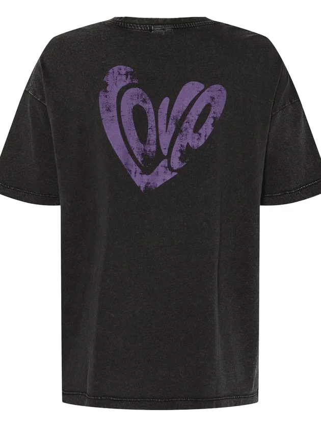 PCELOISE SS Washed Print Tee