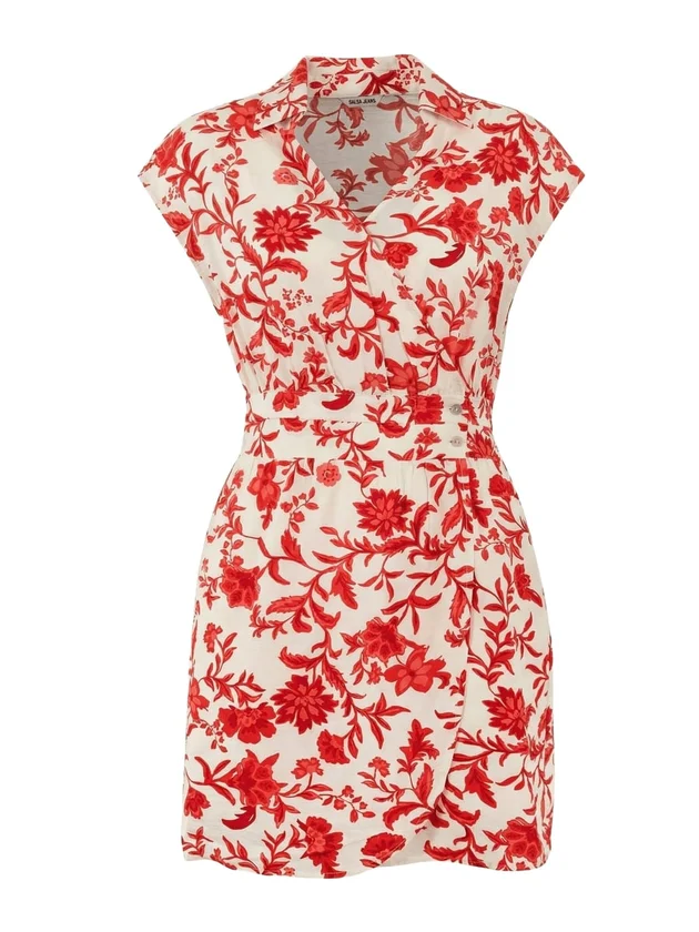 Floral Print Short Dress