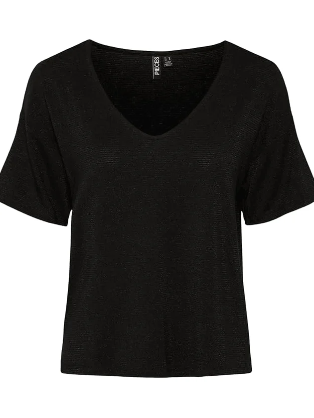 PcBillo Oversized Tee Lurex Stripes Noos