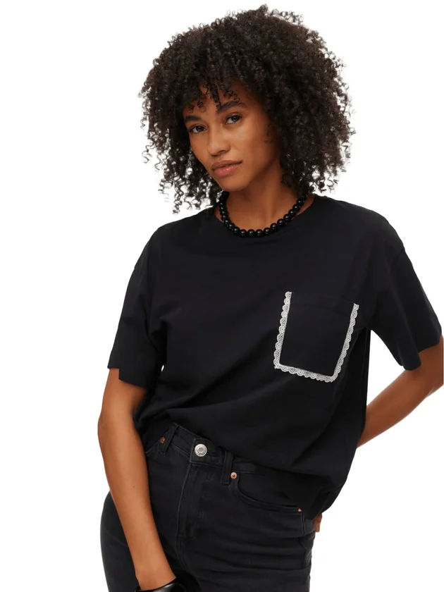 Jumbo S S O Neck T Shirt Jrs Btq
