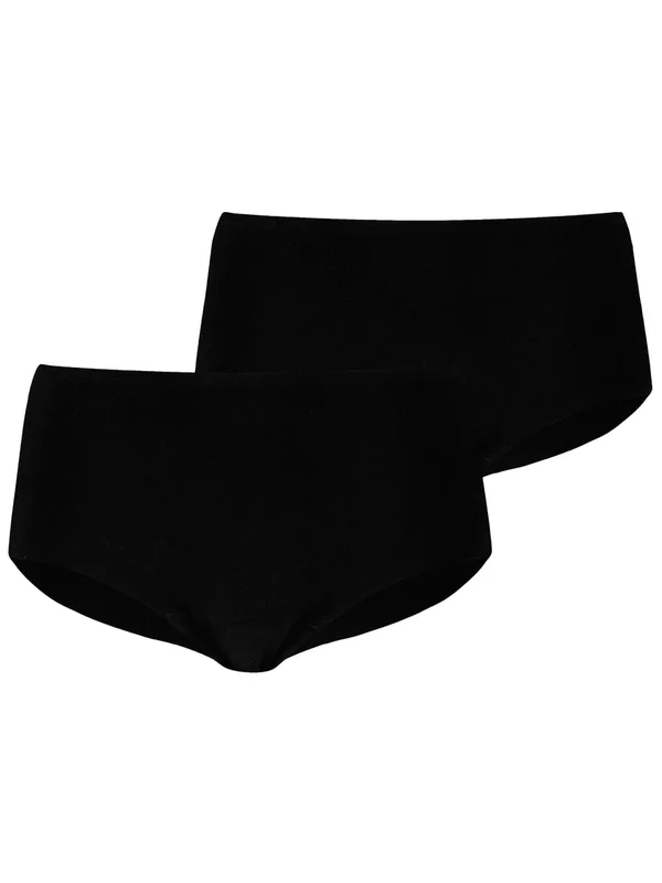 Invisible Cotton Mini Shorts 2P