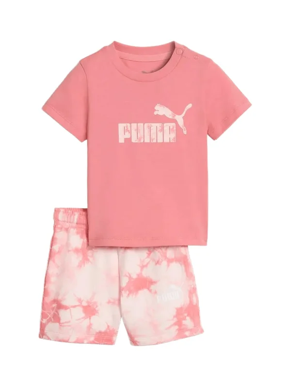 Minicats Ess Tie Dye Tee And Shorts Set