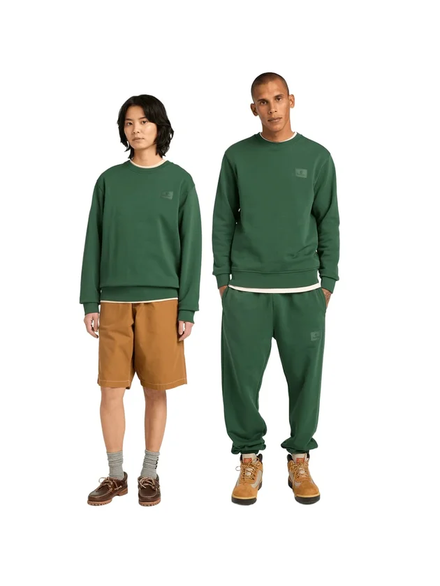 Silicon Badge Crew Neck