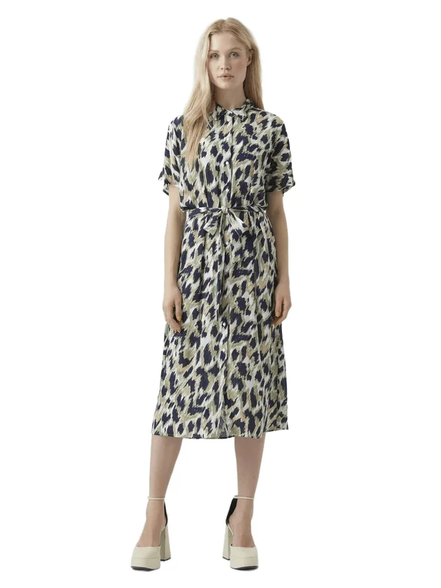 Ss Calf Shirt Dress Wvn Ga