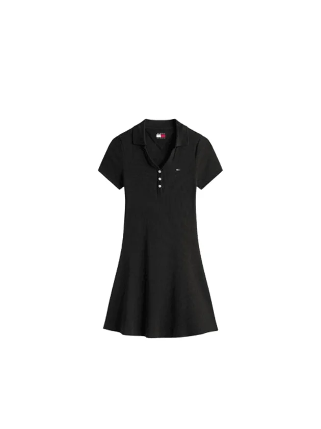 Rib Polo Dress Ext